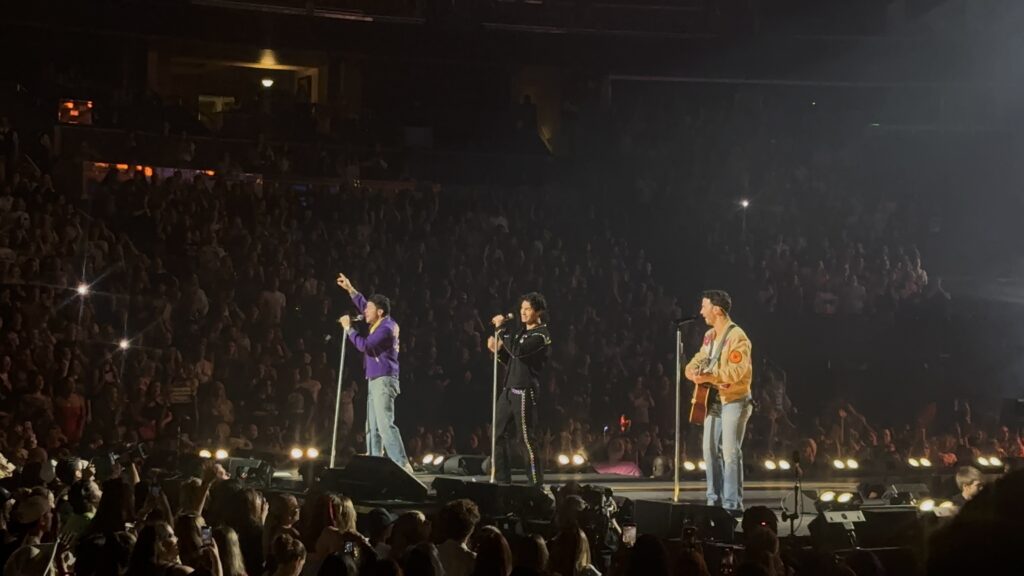 Jonas Brothers The Jonas Brothers on Stage at the Kia Center in Orlando Florida